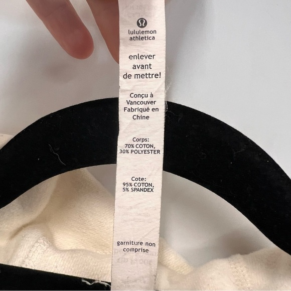 Lululemon scuba ghost nesting bird scribble full-zip hoodie size 8 - Picture 13 of 14